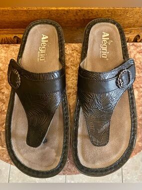 ALEGRIA Woman’s Codi Sandals Tobacco Tar Style COD-520; Size 40/ size 9.5-10